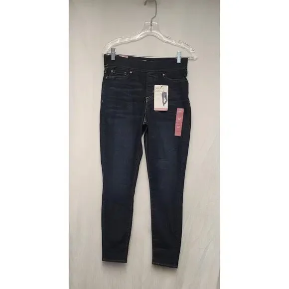 Signature Levi Strauss Totally Shaping Skinny Blue Denim Jeans Size 8/29W - Picture 7 of 14